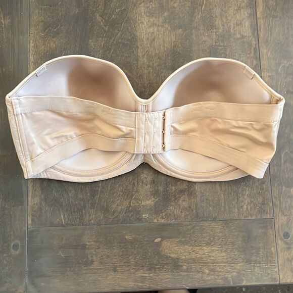 Natori Private Luxuries Strapless Bra Plus Size Nude Sz-40DD - Picture 4 of 8